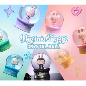 NWT- AUTHENTIC POP MART- Big into Energy Crystal Ball- UNOPENED Blind box
